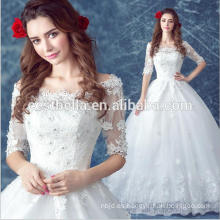 Vestido de novia de lujo vestido de princesa 2016 blanco Vestidos de novia baratos